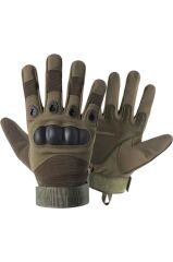 Single Sword Taktik Askeri Eldiven, Polis Eldiveni, Motosiklet ve Bisiklet Eldiveni XL - SİYAH