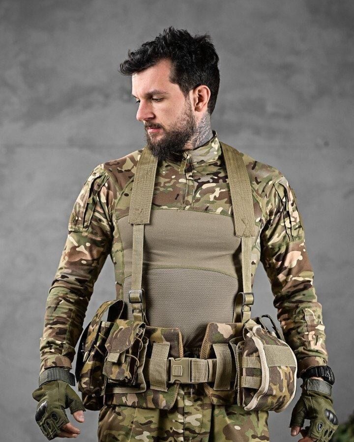 Single Sword Çeçen Yeleği Kolonlu Kod-1 MULTİCAM