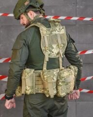 Single Sword Çeçen Yeleği Arkası Fileli Kod-1 PİKSEL