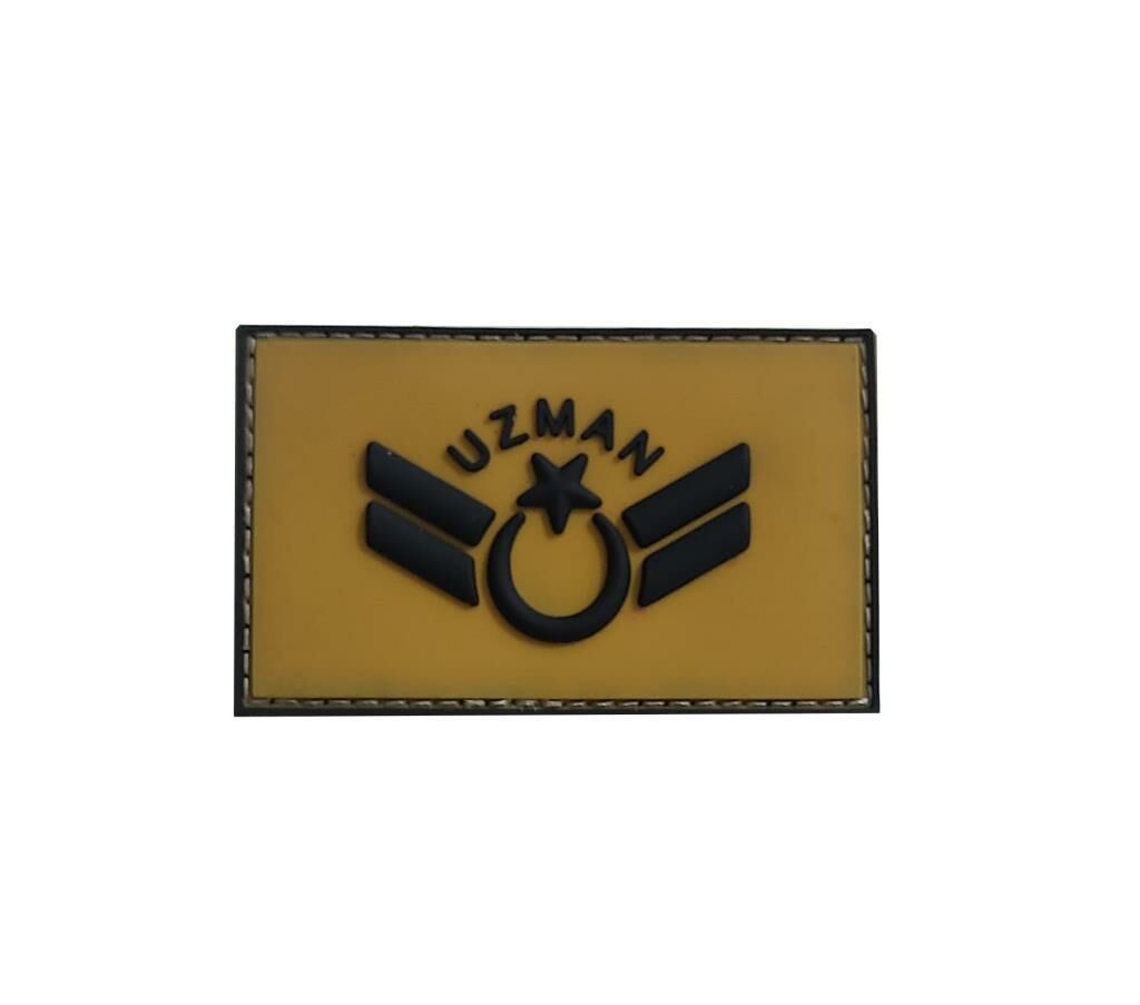 Single Sword Plastik Patch Peç Combat Rütbe BEJ - UZM.ÇVŞ