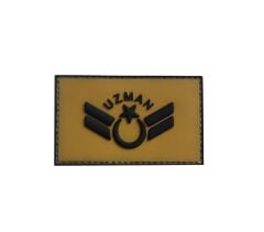 Single Sword Plastik Patch Peç Combat Rütbe BEJ - UZM.ÇVŞ