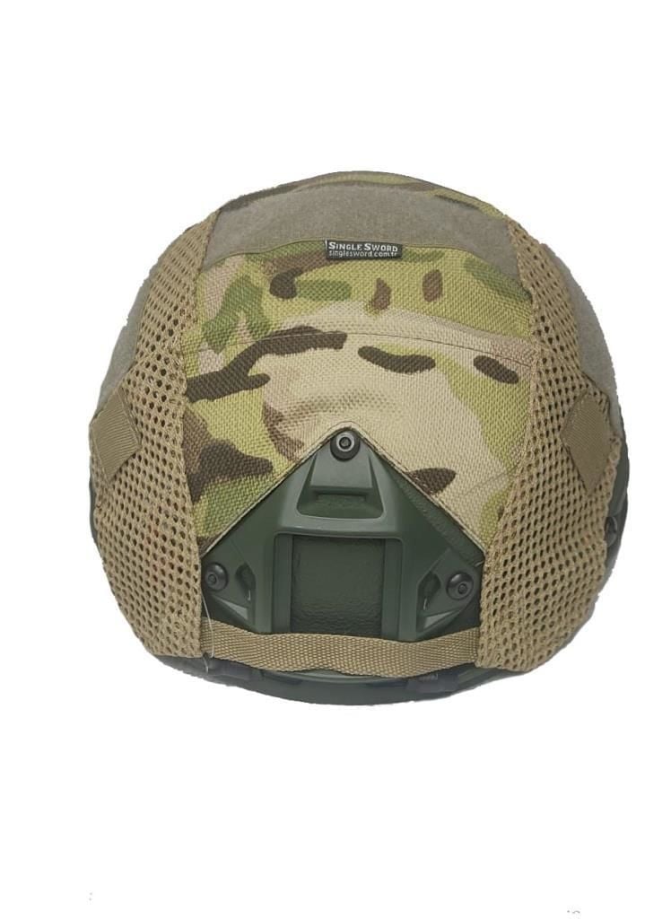 Single Sword Kompozit Başlık Kılıfı - Lastikli, Kulaksız MULTİCAM