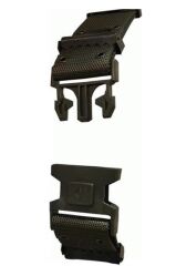 Single Sword Örme Askeri Palaska Kuş Gözü Delikli Amerikan Palaska KİLİTLİ TOKA - SİYAH