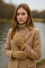 Single Sword Unisex Polar Eldiven – Isı Yalıtımlı, Rüzgar Geçirmez, Dokunmatik Kış Eldiveni PİKSEL