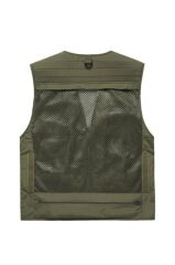 Sword 15 Cepli Çok Amaçlı Avcı Sporcu Yeleği - Outdoor Fileli Yelek Single HAKİ - 3XL