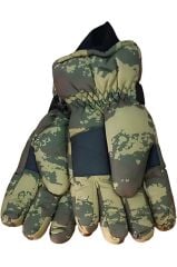 İşnar Kar Eldiveni Tsk Kamuflaj Soğuk Geçirmez Erkek Kadın Unisex Kar eldiveni TSK