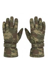 İşnar Kar Eldiveni Tsk Kamuflaj Soğuk Geçirmez Erkek Kadın Unisex Kar eldiveni