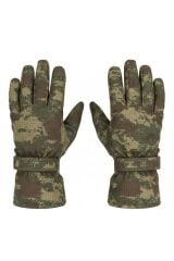 İşnar Kar Eldiveni Tsk Kamuflaj Soğuk Geçirmez Erkek Kadın Unisex Kar eldiveni TSK