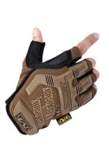 Mechanix Yarım Parmak Eldiven- Taktik Destekli Mexhanix Kadın Erken unisex Eldiven BEJ - L