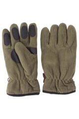 İşnar Polar Eldiven Erkek Kadın Unisex kaymaz Polar eldiven HAKİ