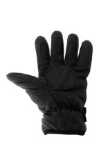 İşnar Polar Eldiven Erkek Kadın Unisex kaymaz Polar eldiven SİYAH