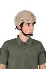 Single Sword Tactical Airsoft Kompozit Başlık, Koruyucu Kask BEJ