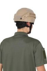 Single Sword Tactical Airsoft Kompozit Başlık, Koruyucu Kask BEJ