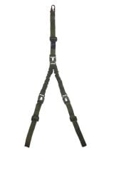 Single Sword Kancalı V Askı Kayışı - Yerli Üretim SİYAH