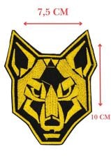 Single Sword Nakış Patch - Kurt Peç