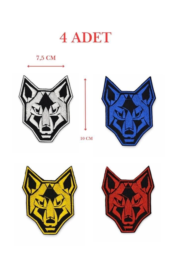 Single Sword Nakış Patch - Kurt Peç