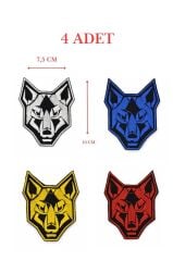 Single Sword Nakış Patch - Kurt Peç