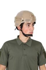 Single Sword Tactical Airsoft Kompozit Başlık, Koruyucu Kask BEJ