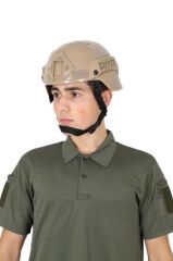 Single Sword Tactical Airsoft Kompozit Başlık, Koruyucu Kask BEJ
