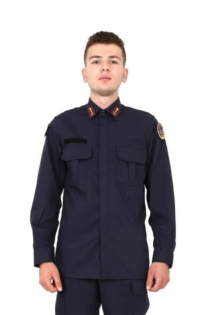 Single Sword Jandarma Asayiş Uzun Kollu Gömlek 2XL