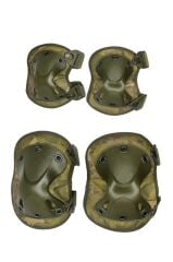 Single Sword Balistik Koruyucu Dizlik ve Dirseklik Takımı KAHVE