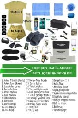 Single Sword 82 Parça Acemi Bedelli Asker Seti 18 Li Set