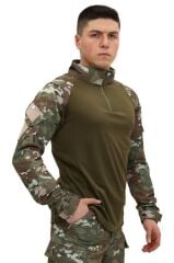 Single Sword Erkek&Kadın Taktik Kombat T-shirt MULTİCAM - 2XL