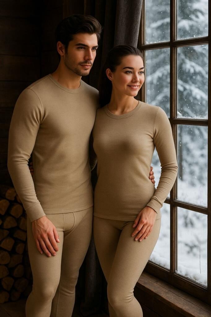 Kota Thermal Fonksiyonel Termal İçlik Takım + Bere Hediye BEJ - XXL