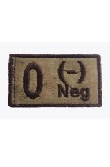 Single Sword Nakış Kan Grubu Patch - Peç JAN - 0 RH (+)