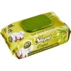 Sleepy Islak Mendil 90 Lı- Sleepy İslak Mendil- Sleepy Yenidoğan Islak Mendil- Yeni Doğan