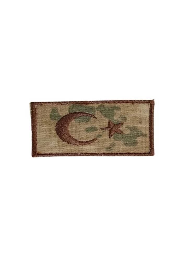 Single Sword Nakış Bayrak Patch - Peç 7 Cm X 3,5Cm JAN