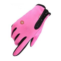 Tam Parmak Dokunmatik Özellikli Motosiklet Ve Bisiklet Eldiveni, Sporcu, Ağırlık Eldiveni XL - PEMBE