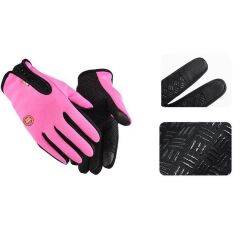 Tam Parmak Dokunmatik Özellikli Motosiklet Ve Bisiklet Eldiveni, Sporcu, Ağırlık Eldiveni XL - PEMBE