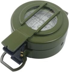 Askeri Tip Çok Fonksiyonlu Pusula – Floresan Kadranlı, Yüksek Hassasiyetli ve Taşınabilir