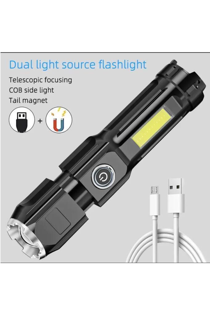 Single Sword RF-Q1 Şarjlı Zoomlu Compact El Feneri