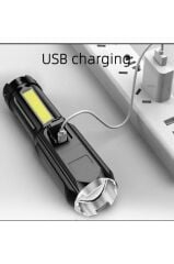 Single Sword RF-Q1 Şarjlı Zoomlu Compact El Feneri