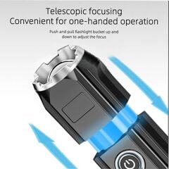 Single Sword RF-Q1 Şarjlı Zoomlu Compact El Feneri