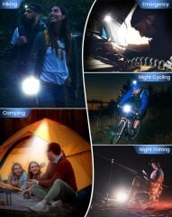 WRT Şarjlı Led Lambası Kamp Çakmak Mini Fener