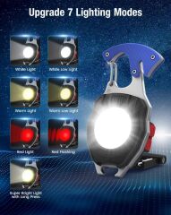 WRT Şarjlı Led Lambası Kamp Çakmak Mini Fener