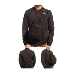 Single Sword İthal Tek Omuz Çantası SİYAH