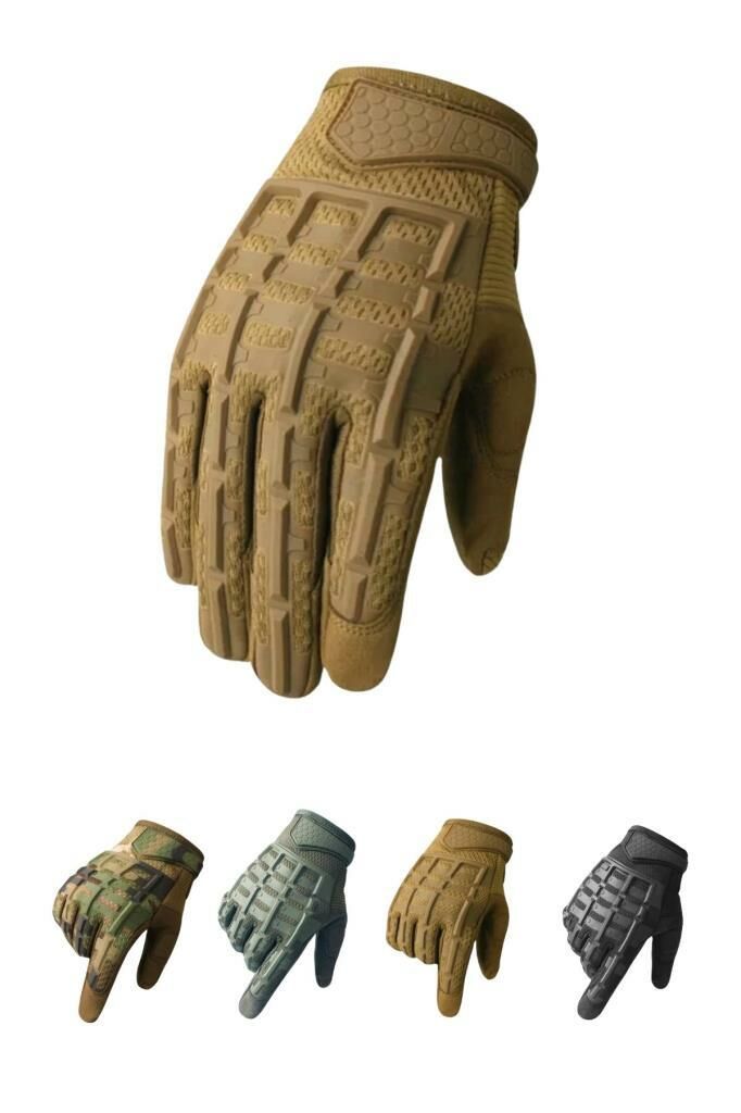 Single Sword Taktik Mekanik Eldiven -Güvenlik İş Eldiveni, Endüstriyel, İnşaat ve Sürücü Kullanımı İçin BEJ - L