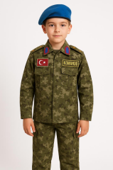 Sword Çocuk Asker Kıyafeti Single Y.TSK - 11