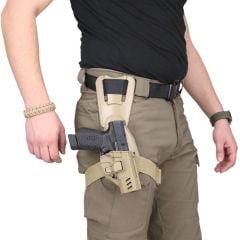 Polimer Alçak  Bacak Taşıma Aparatı BEJ