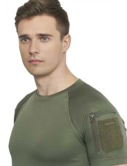 Single Sword SS Yakasıız Kısa Kol Tişört – LACOS Kumaş 2XL - K.BEJ