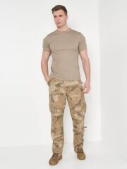 Single Sword SS Yakasıız Kısa Kol Tişört – LACOS Kumaş BEJ - 2XL