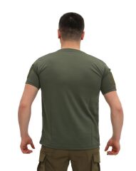 Single Sword Bisiklet Yaka Kısa Kol Taktik T-shirt HAKİ - S