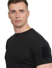 Single Sword SS Yakasıız Kısa Kol Tişört – LACOS Kumaş SİYAH - XL