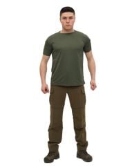 Single Sword Bisiklet Yaka Kısa Kol Taktik T-shirt HAKİ - M