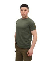 Single Sword Bisiklet Yaka Kısa Kol Taktik T-shirt HAKİ - M