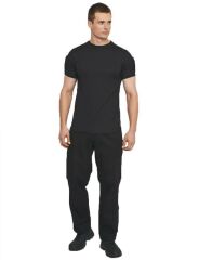 Single Sword SS Yakasıız Kısa Kol Tişört – LACOS Kumaş SİYAH - 2XL